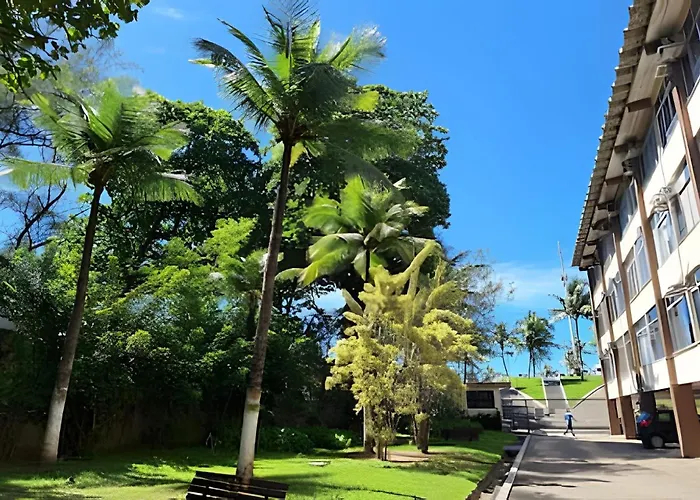 Moderno Apto Edificio Frente Praia Da Barra Wi-Fi